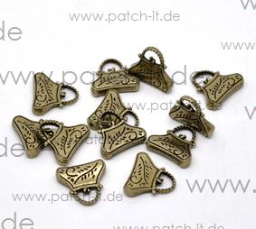 Charms \"Handtasche\" altmessing