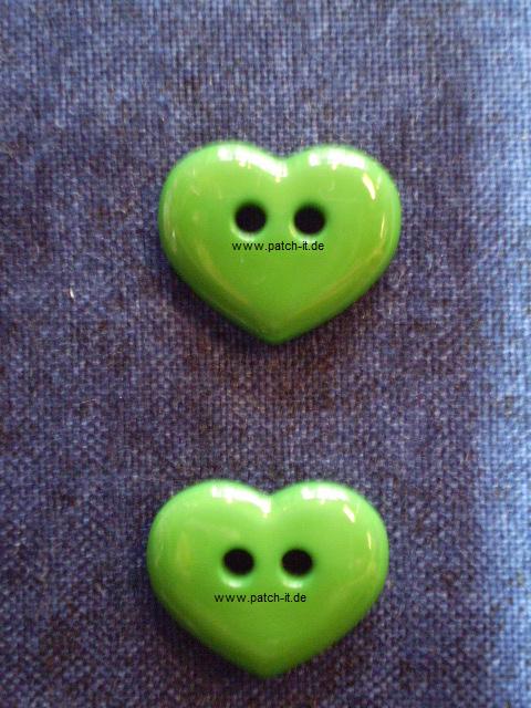 Herzknopf - grün