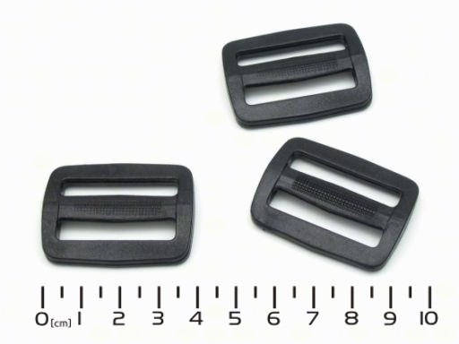 Schiebeschnalle Kunststoff 29mm - schwarz