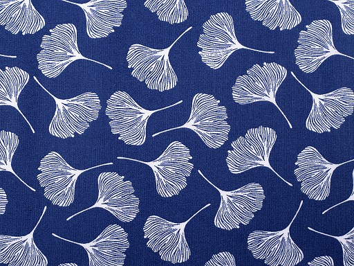 Ginkgo Leaves - blue