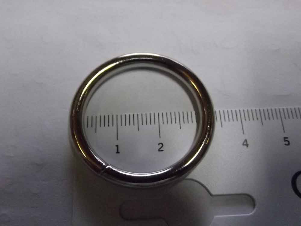 O-Ring - 27mm - vernickelt