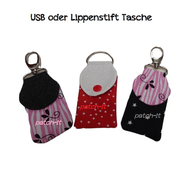USB oder Lippenstift Tasche - Anleitung