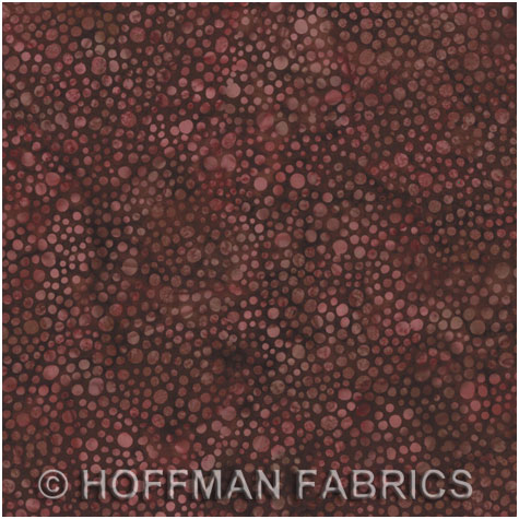 Hoffman Bali Handpaints - Bubbles - old pink