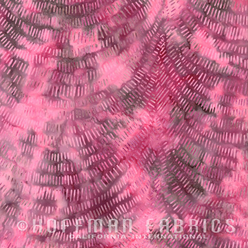 Hoffman Bali Handpaints - Dashed - pink