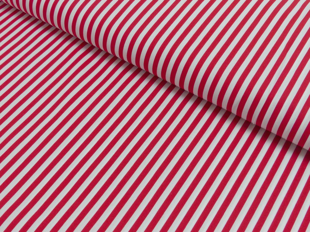 Stripes 5mm - red-white