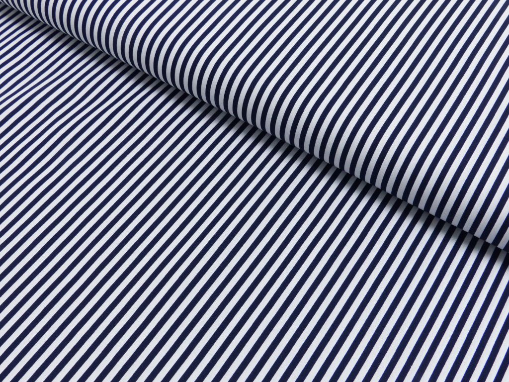 Stripes 3mm - blue-white