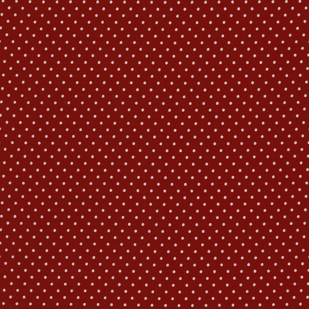 Dots - wine red