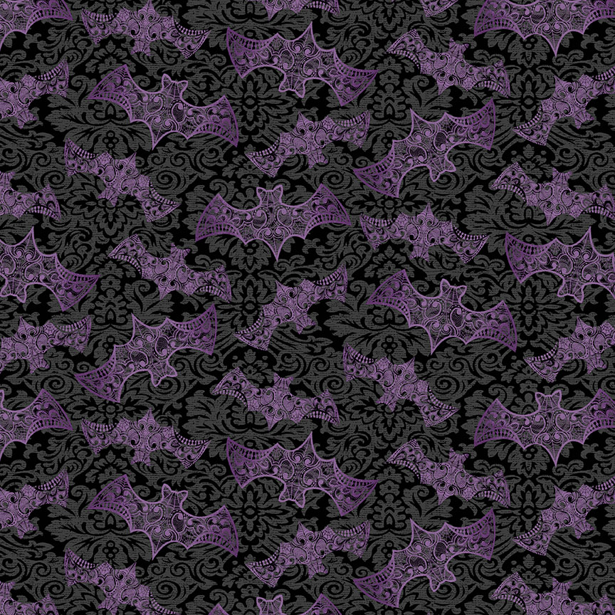 Mystery Manor Bats - black-purple