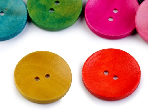 Knopf rund - 40mm - verschiedene Farben