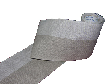 Leinenband 2-farbig - 20cm Breite
