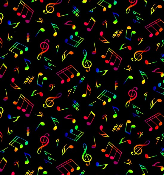 Jazz - Notes - multicolor