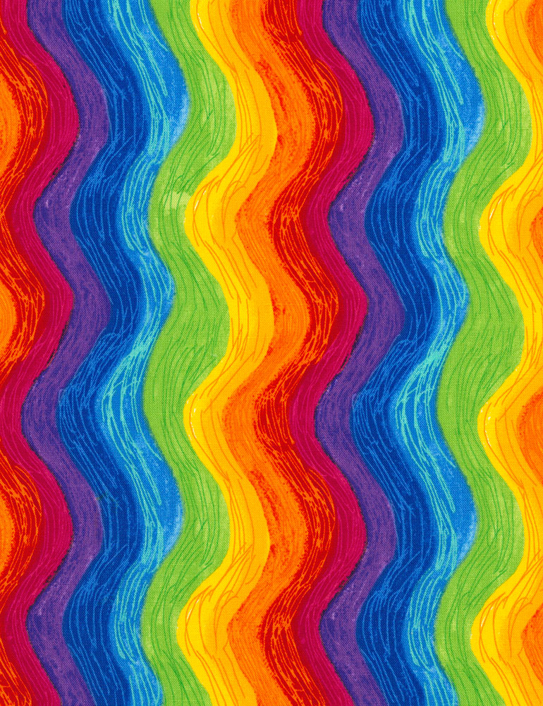 Rainbow Squiggle - multi