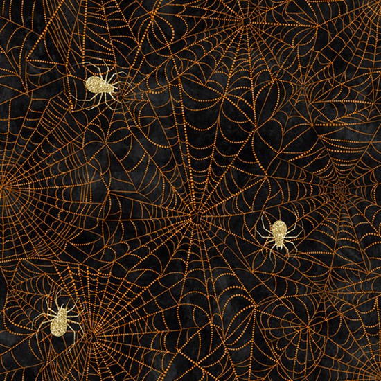 Halloween - Boo - Spiderweb - black