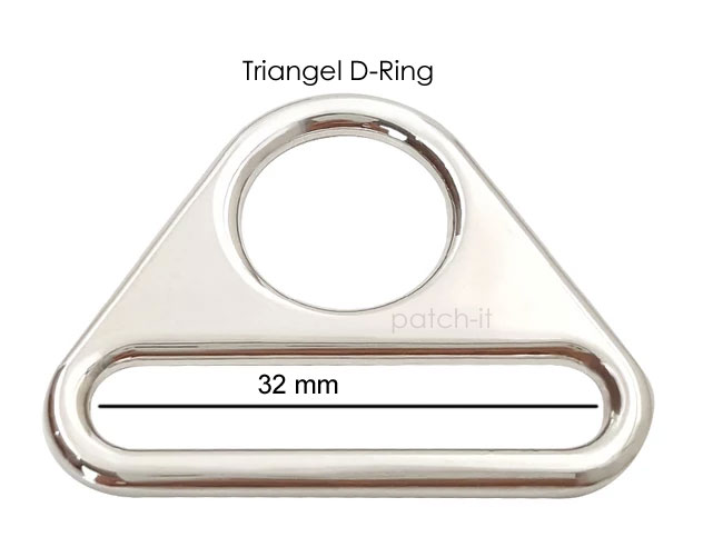 Triangel 32mm - silber