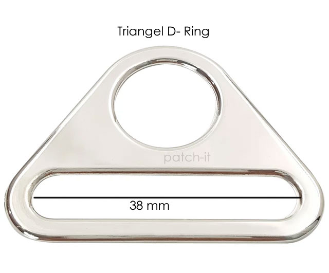 Triangel 38mm - silber