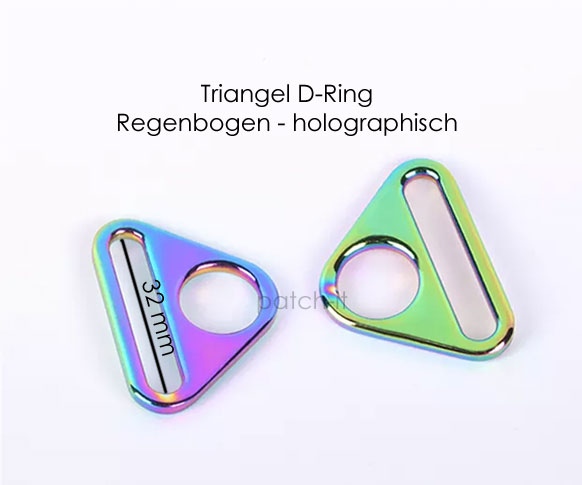 Triangel 32mm - rainbow