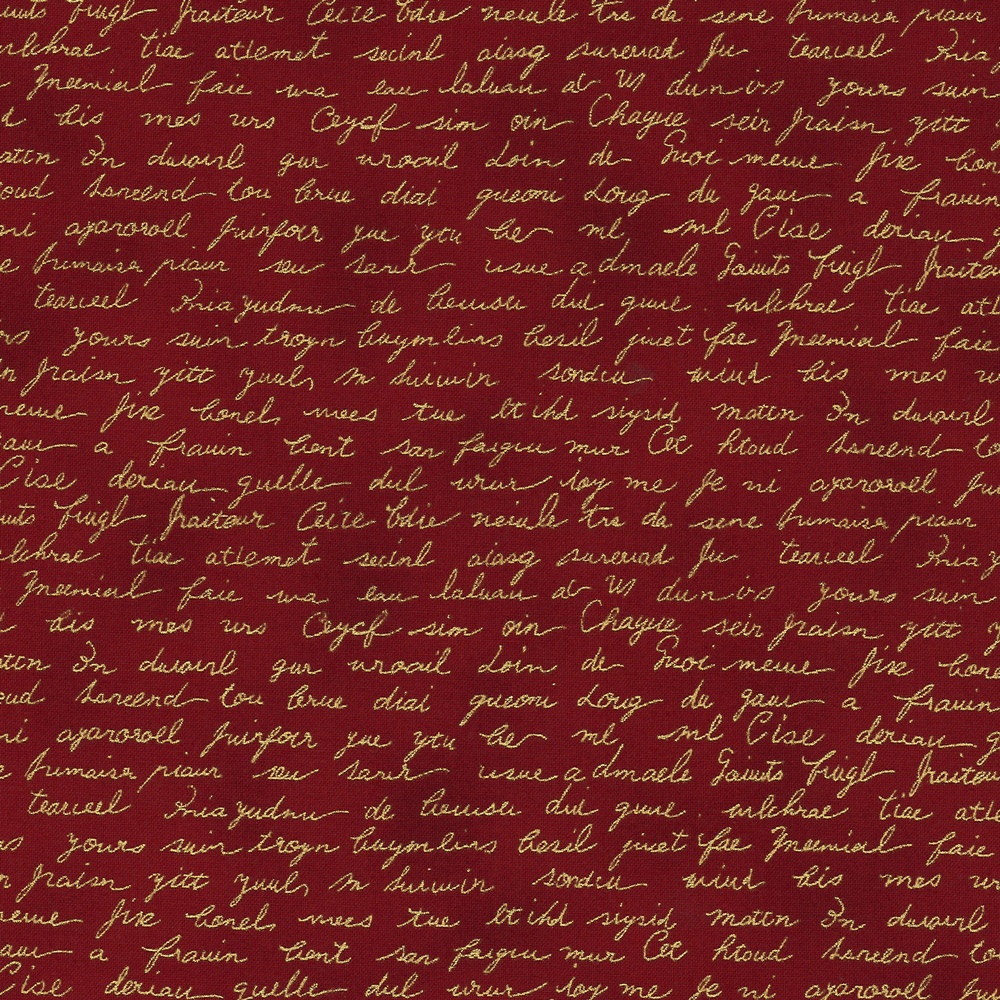 Christmas Wonders - Handwriting - red-gold