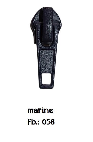 Zipper - 6mm - marine