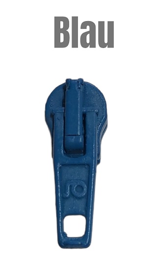 Zipper - 6mm - blau