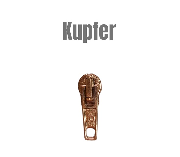 Zipper - 6mm - kupfer